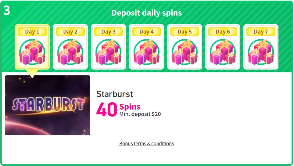 Home Mystino Bonuses